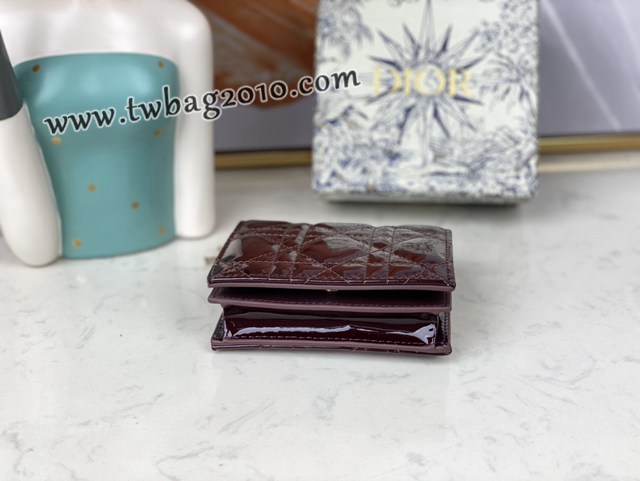 Dior专柜新款钱包迪奥高仿原单lady牛皮零钱包卡包 djfk1588